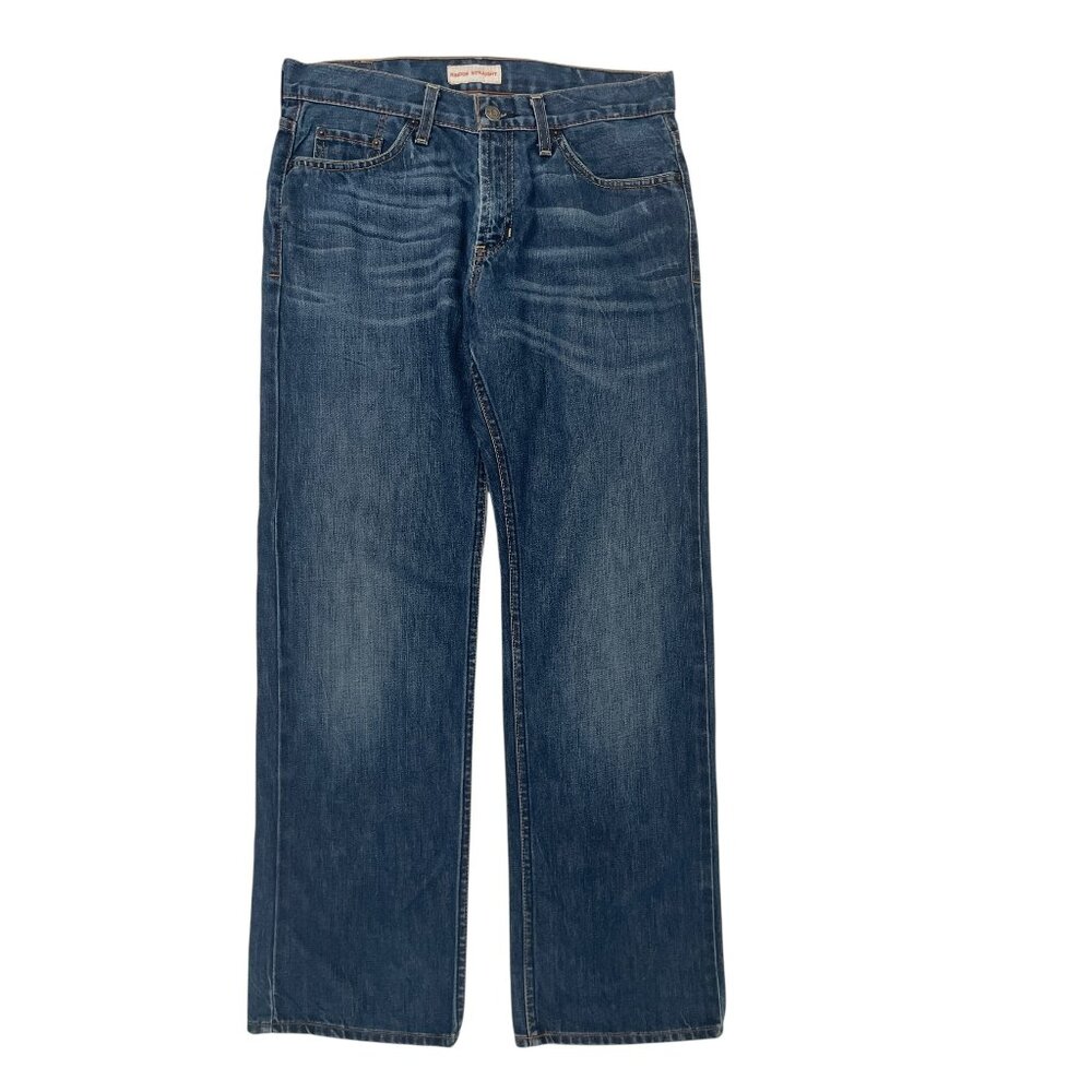 Bullhead Men’s Rincon Straight 100% Cotton Cross Stitch Denim Jeans Size 30x30
